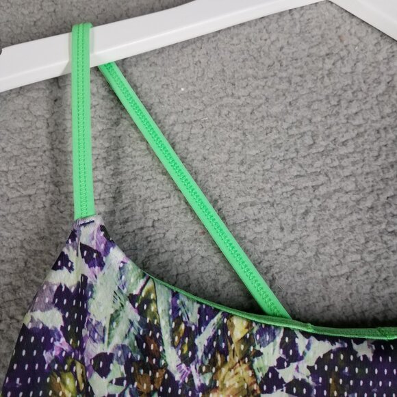 Lululemon Tank Top Women's 8 Workout Active Floral Gym Running Strappy Back - Picture 3 of 9